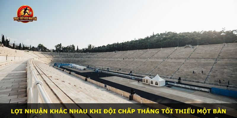 Lợi nhuận khác nhau khi đội chấp thắng tối thiểu một bàn
