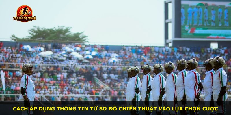 Cách áp dụng thông tin từ sơ đồ chiến thuật vào lựa chọn cược